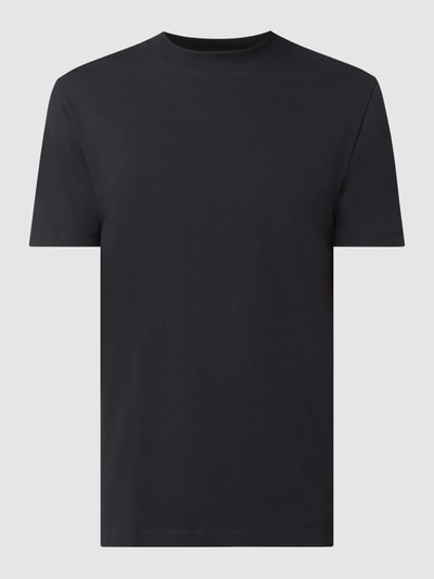 SELECTED HOMME T-Shirt mit geripptem Rundhalsausschnitt Modell 'RELAXCOLMAN' Black 2