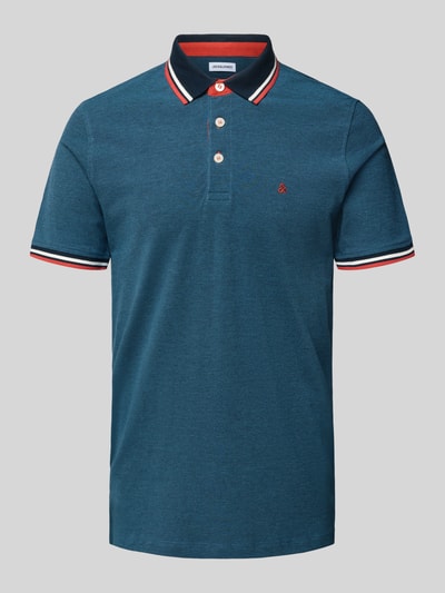 Jack & Jones Regular Fit Poloshirt mit Knopfleiste Modell 'PAULOS' Jeansblau 2