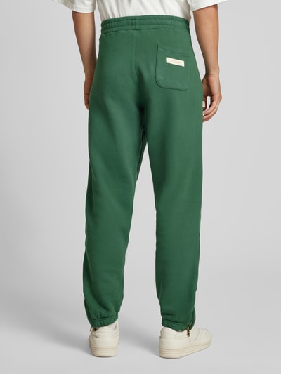 BLKVIS Sweatpants met labeldetails, model 'SCRIPT' Flessengroen - 5