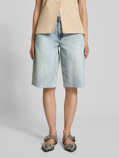 Gestuz High Waist Jeansshorts im 5-Pocket-Design Modell 'asher' Hellblau 4