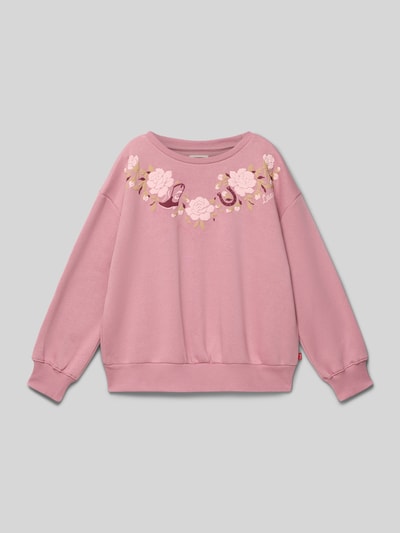 Levi’s® Kids Sweatshirt met ronde hals Oudroze - 1