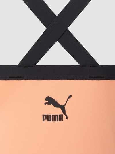 PUMA PERFORMANCE Minikleid mit Brand-Applikation Apricot 3