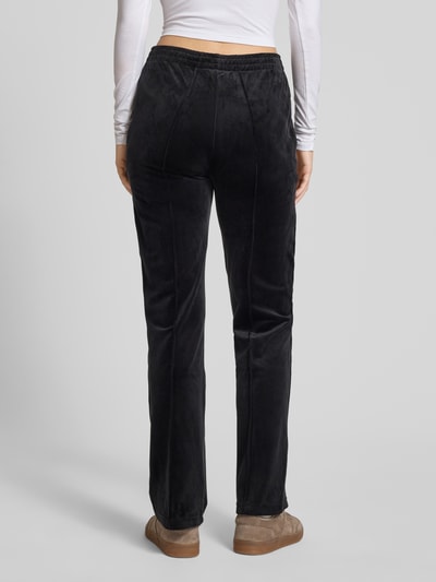 FILA Straight fit sweatpants met elastische band, model 'ADRIANO' Zwart - 5