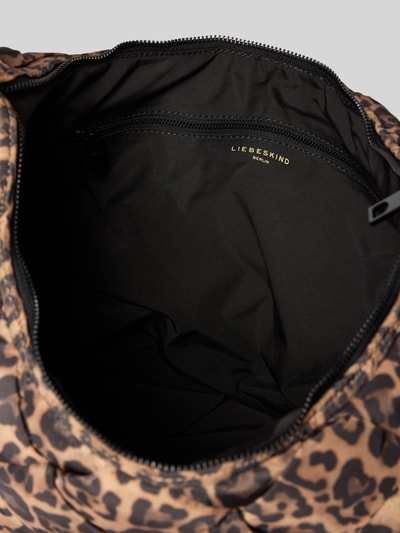 LIEBESKIND BERLIN Schoudertas in doorgestikte look, model 'Bo' Middenbruin - 5