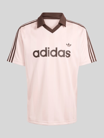adidas Originals Regular Fit Trikot mit Logo-Print Rosa 2