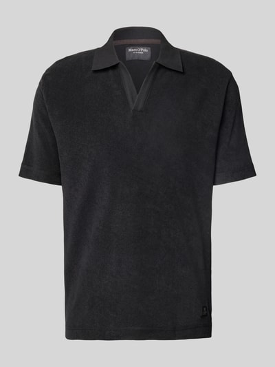 Marc O'Polo Regular Fit Poloshirt aus Baumwoll-Frottee Black 2
