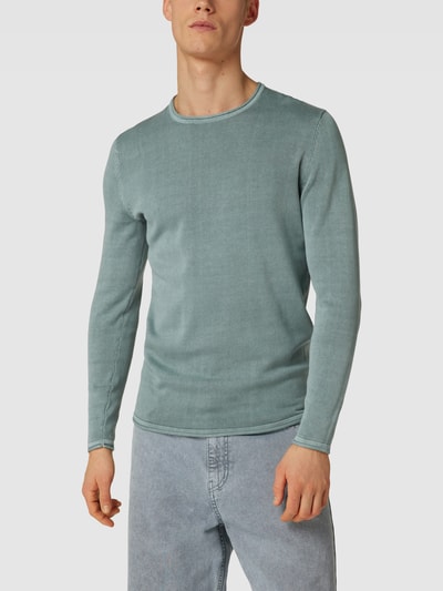 Only & Sons Gebreide pullover met labeldetail, model 'ONSGARSON' Mintgroen - 4