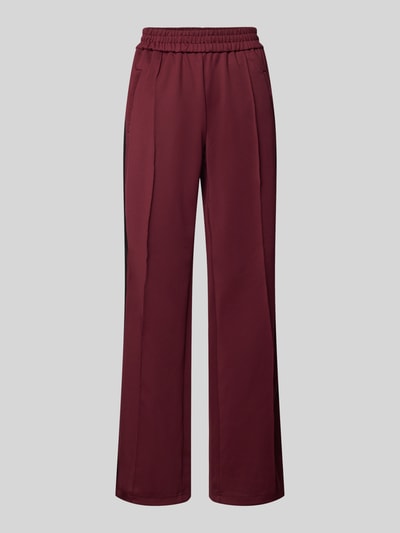 Only Loose Fit Trackpants mit Kontraststreifen Modell 'WARM UP X' Bordeaux 2