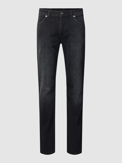 Christian Berg Men Jeans in 5-pocketmodel Donkergrijs - 2