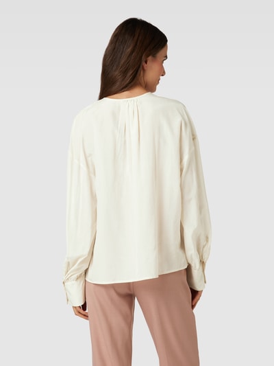 Drykorn Bluse mit Rundhalsausschnitt Modell 'ITUA' Offwhite 5