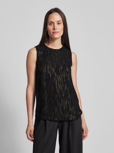 ARMANI EXCHANGE Blousetop van viscose met ronde hals Zwart - 4