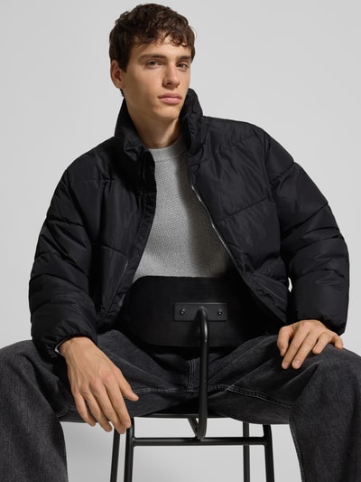 ONLY & SONS Regular Fit Puffer Jacket mit Stehkragen Modell 'PACK' Black 3