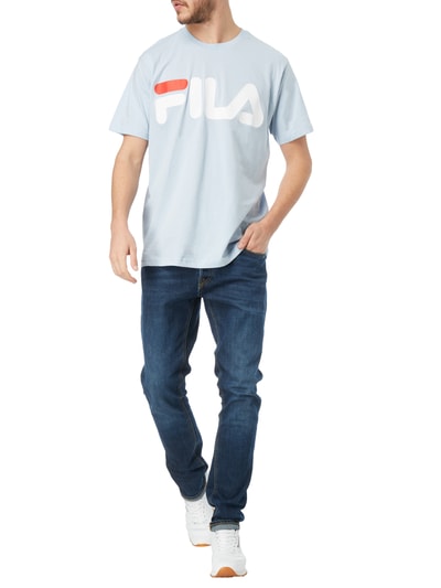 FILA T-Shirt mit gummiertem Logo-Print Bleu 1