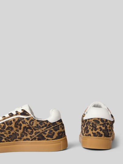 Copenhagen Sneakersy ze skóry z detalem z logo model ‘CPH90’ Beżowy 2