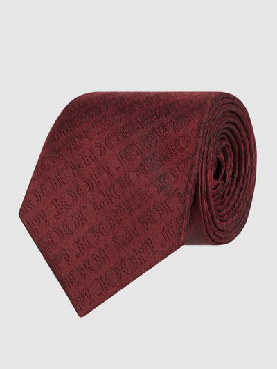 Joop! Slim Fit Krawatte aus reiner Seide (7,5 cm) Bordeaux 1