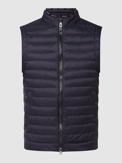 Peuterey Bodywarmer met opstaande kraag, model 'Moise' Marineblauw - 2