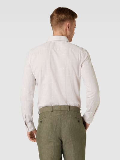 Joop! Slim Fit Slim fit zakelijk overhemd met haaikraag, model 'PAI' Zand - 5