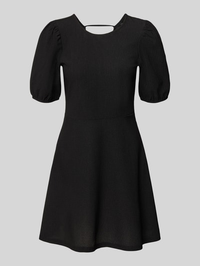 Only Sukienka mini lekko rozkloszowana z dekoltem na plecach model ‘SURI’ Czarny 2