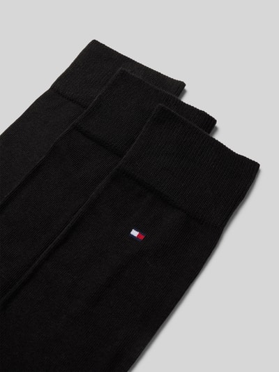 Tommy Hilfiger Socken mit Label-Details im 3er-Pack Black 2