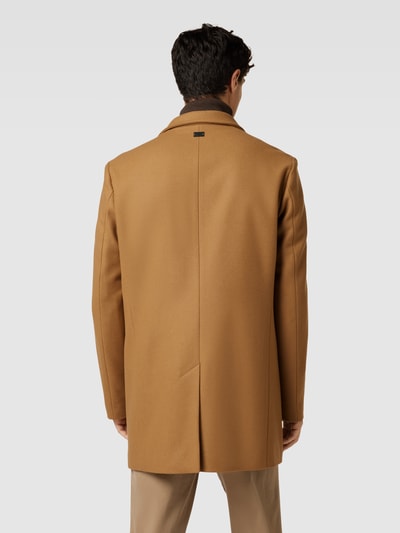 Strellson Lange jas met opstaande kraag, model 'Finchley' Beige - 5
