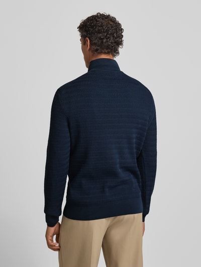 GANT Strickpullover mit Stehkragen Marine 5