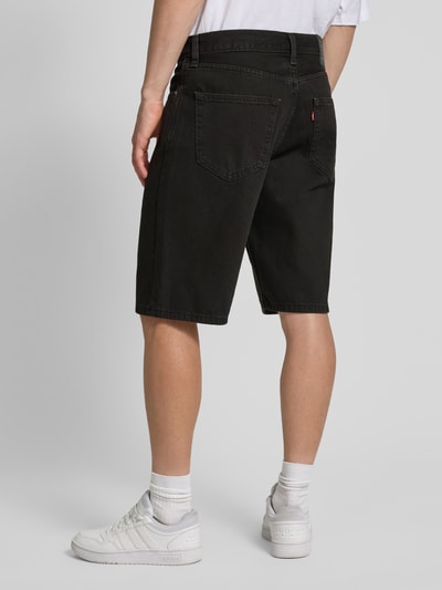 Levi's® Korte loose fit jeans in 5-pocketmodel, model '469' Zwart - 5