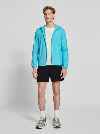 ASICS Shorts mit Logo-Print Modell 'ROAD 5IN' Mittelgrau 1