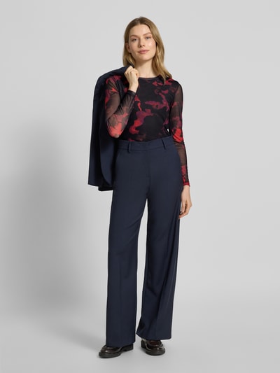 B.Young Shirt met lange mouwen en ronde hals, model 'Paloma' Lichtrood gemêleerd - 1