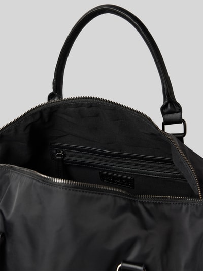 VALENTINO BAGS Weekender mit Label-Print Black 4