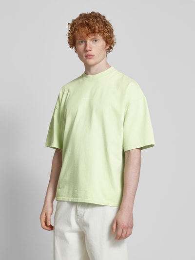 Pegador Oversized T-Shirt mit Label-Print Mint 4