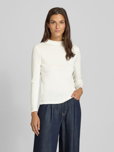 Christian Berg Woman Longsleeve mit Stehkragen Offwhite 4