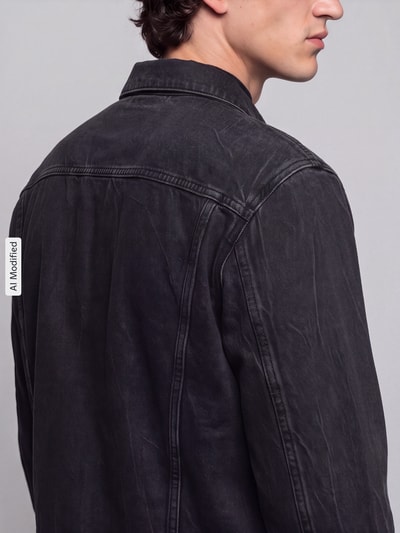 Pepe Jeans Jeansjacke mit Brusttaschen 'ALBION' Black 3
