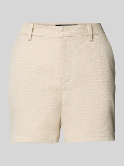VERO MODA Regular Fit Shorts mit Gürtelschlaufen Modell 'FRIDA' Beige 2