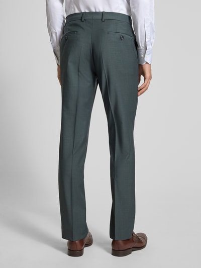 HECHTER PARIS Spodnie do garnituru w kant z wpuszczanymi kieszeniami Zielony 5