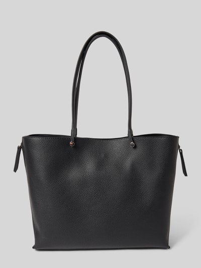 VALENTINO BAGS Torebka z detalem z logo model ‘PARKA’ Czarny 3