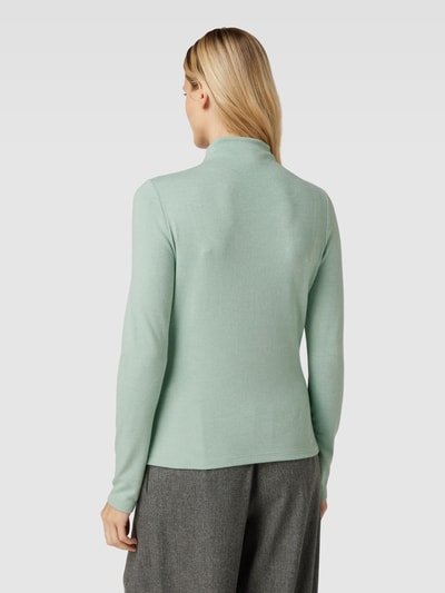 OPUS Shirt met lange mouwen en turtleneck, model 'Sasemin' Mintgroen - 5