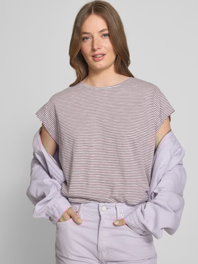 Armedangels Loose fit T-shirt van puur katoen Prune - 3