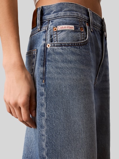 Calvin Klein Jeans Jeansy barrel z czystej bawełny Ciemnoniebieski 3