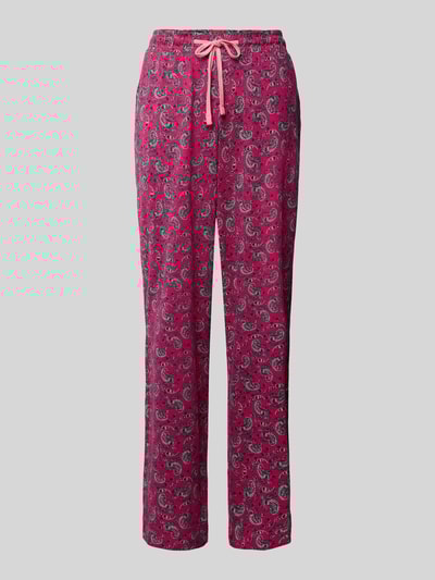 Christian Berg Woman Pyjamabroek met elastische band Fuchsia - 1