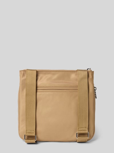 BOGNER Handtasche mit Label-Detail und Schulterriemen Hellbraun 3