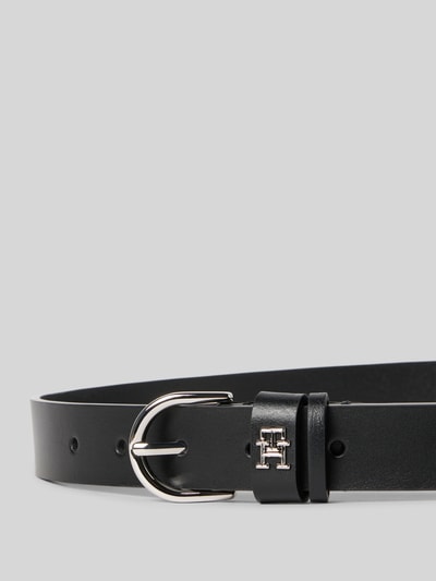 Tommy Hilfiger Pasek z naturalnej skóry bydlęcej Czarny 2