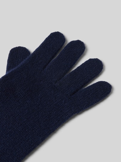 Fraas Kasjmier handschoenen met labelapplicatie Donkerblauw - 3