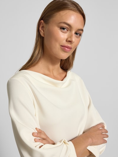 s.Oliver BLACK LABEL  Relaxed fit sweatshirt van modalmix Wit - 3