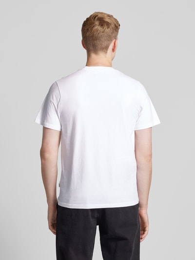 Forét T-Shirt mit Motiv-Print Modell 'HUNT' Weiss 5