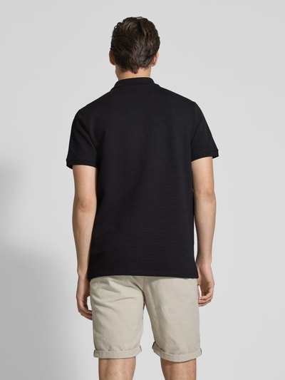 MCNEAL Poloshirt mit kurzem Reißverschluss Black 5
