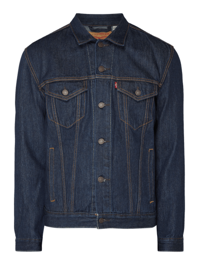 Levi's® Kurtka jeansowa w odcieniu Rinsed Washed z kieszeniami na piersi Jeansowy niebieski 2