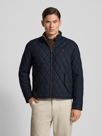Polo Ralph Lauren Windbreaker mit Steppnähten und Label-Stitching Marine 4