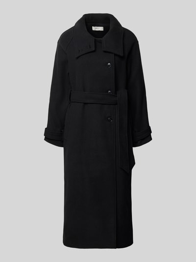 Gina Tricot Straight Fit Mantel mit Woll-Anteil Black 2