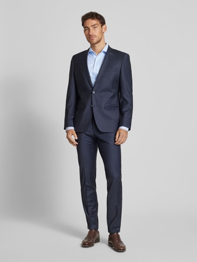 BOSS Slim Fit Business-Hemd mit Kentkragen Modell 'Hank' Bleu 1