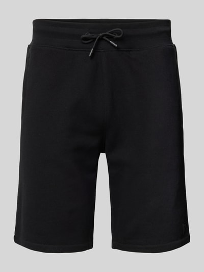 Guess Activewear Korte broek met elastische band en tunnelkoord, model 'ALDWIN' Zwart - 2